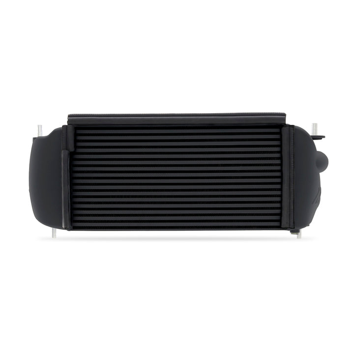 Mishimoto 15-16 Ford F-150 EcoBoost 3.5L Black Performance Intercooler Kit w/ Polished Pipes - Bull Strap