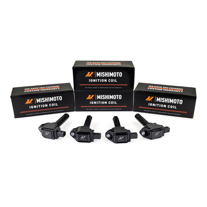 Mishimoto 15-20 Subaru BRZ Four Cylinder Ignition Coil Set - Bull Strap