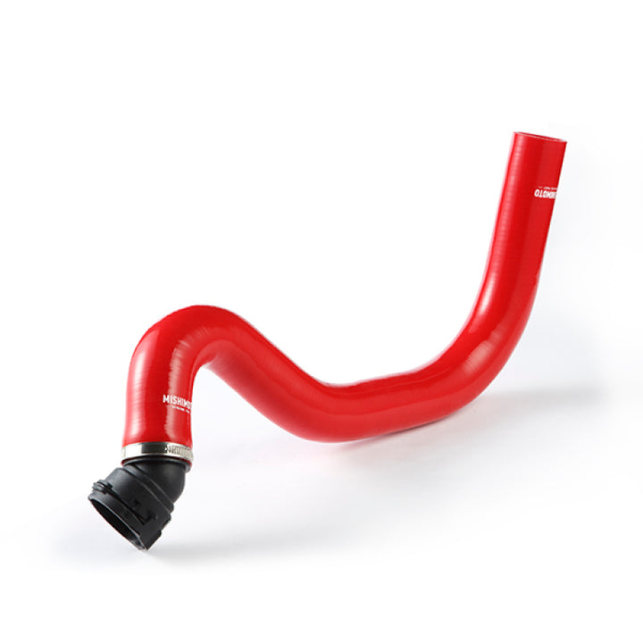 Mishimoto 15+ Ford Mustang GT Red Silicone Upper Radiator Hose - Bull Strap