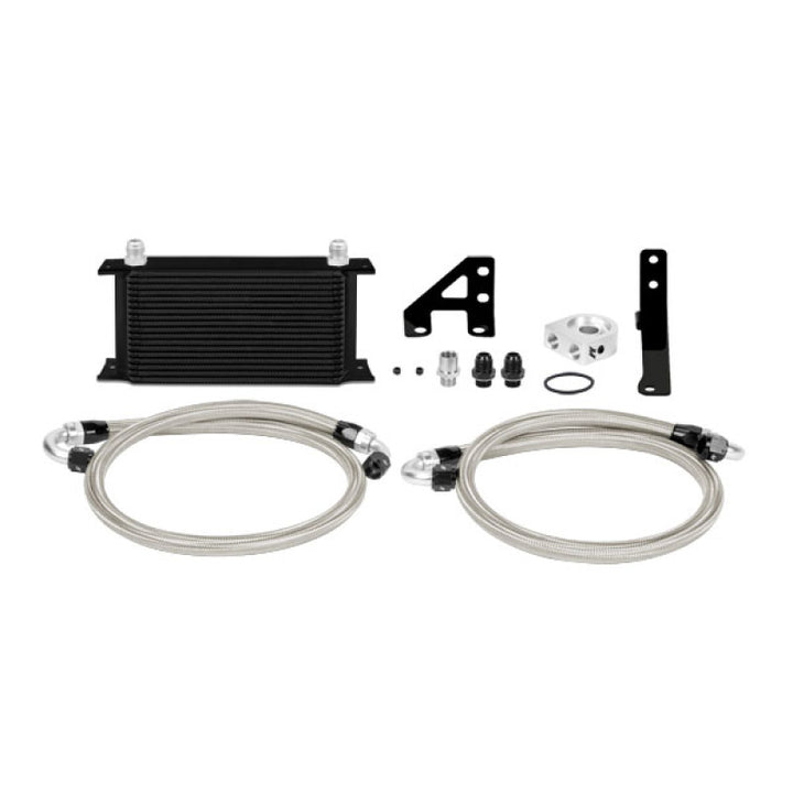 Mishimoto 15 Subaru STI Oil Cooler Kit - Black - Bull Strap
