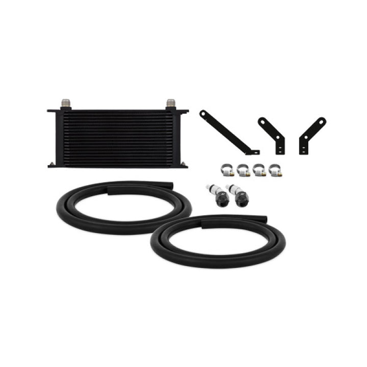 Mishimoto 15 Subaru WRX CVT Transmission Cooler Kit - Black - Bull Strap