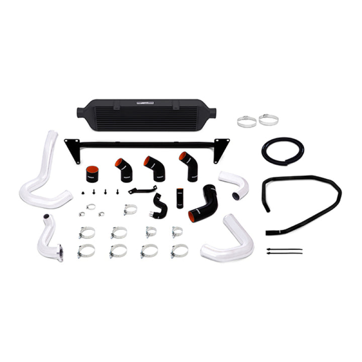 Mishimoto 15+ Subaru WRX Front-Mount Intercooler Kit - Black Core - Bull Strap