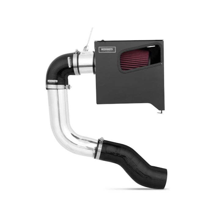Mishimoto 15 Subaru WRX Performance Air Intake Kit w/ Box - Polished - Bull Strap