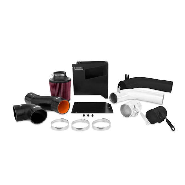 Mishimoto 15 Subaru WRX Performance Air Intake Kit w/ Box - Wrinkle Black - Bull Strap