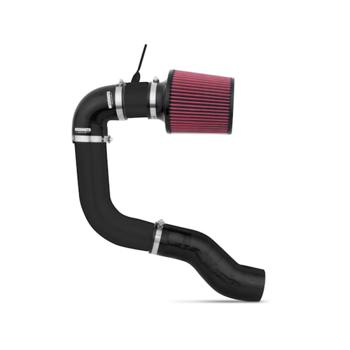 Mishimoto 15 Subaru WRX Performance Air Intake Kit w/ Box - Wrinkle Black - Bull Strap