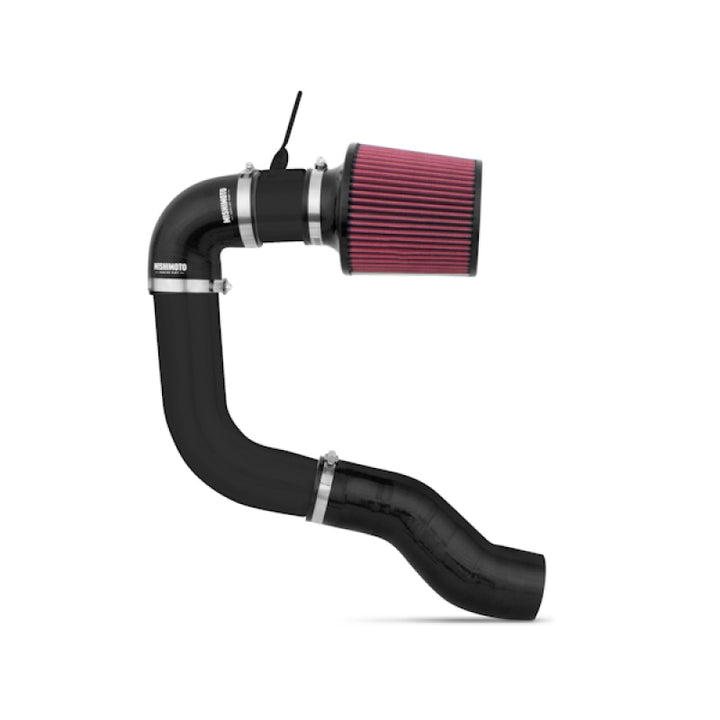 Mishimoto 15 Subaru WRX Performance Air Intake Kit w/ Box - Wrinkle Black - Bull Strap