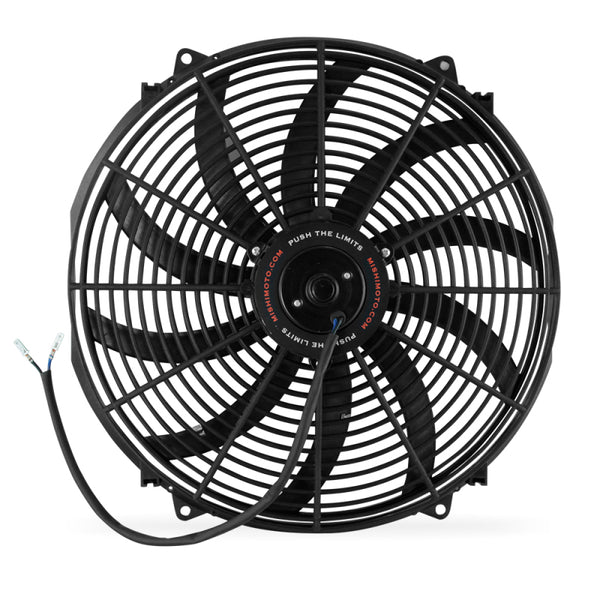 Mishimoto 16 Inch Curved Blade Electrical Fan - Bull Strap