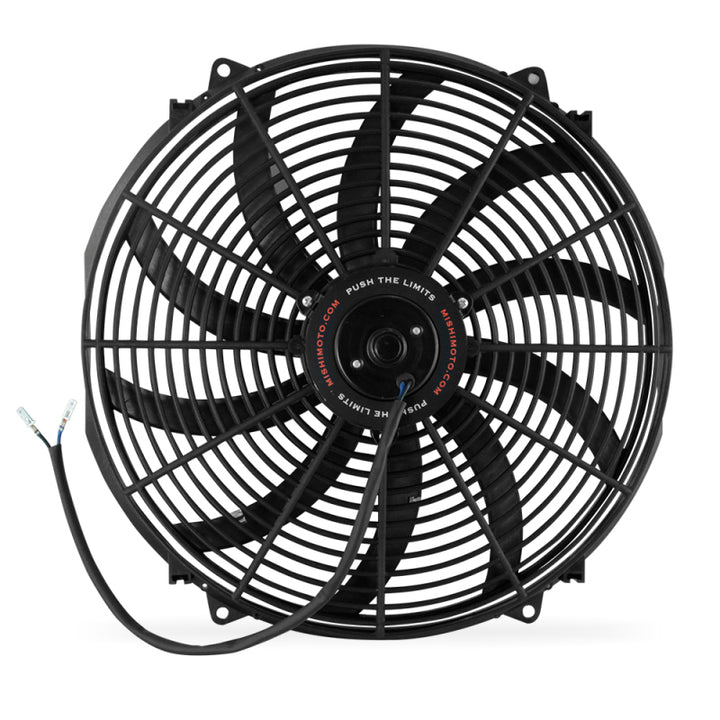 Mishimoto 16 Inch Curved Blade Electrical Fan - Bull Strap