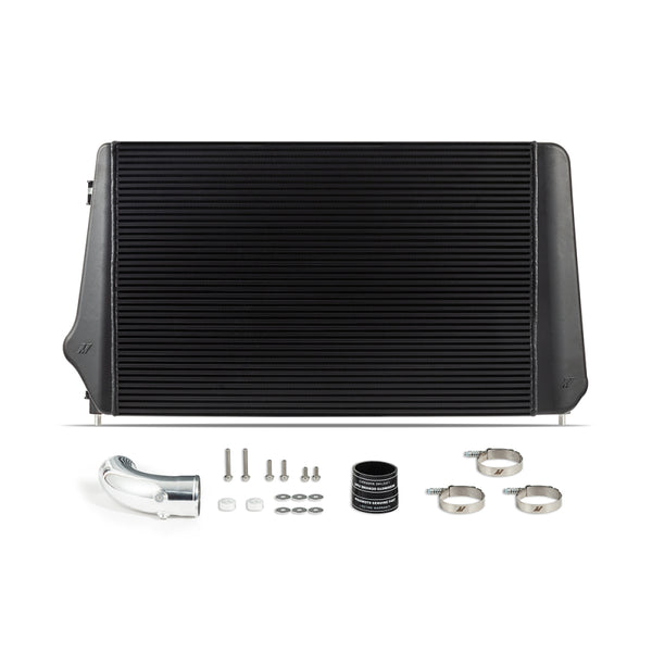 Mishimoto 17-19 GM 6.6L L5P Duramax Intercooler - Black - Bull Strap