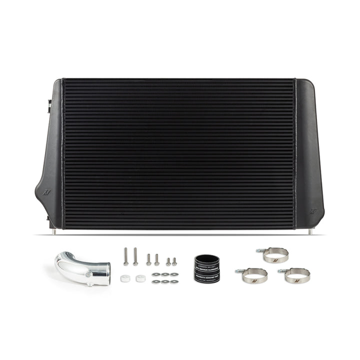Mishimoto 17-19 GM 6.6L L5P Duramax Intercooler - Black - Bull Strap