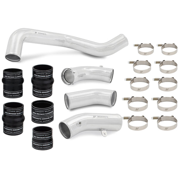 Mishimoto 17-19 GM 6.6L L5P Intercooler Pipe and Boot Kit Polished - Bull Strap