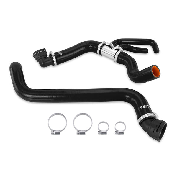 Mishimoto 18+ Ford F-150 5.0L V8 Silicone Radiator Hose Kit - Black - Bull Strap