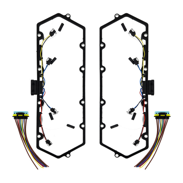 Mishimoto 1998-2003 Ford 7.3L Powerstroke Glow Plug Harness & Gasket - Bull Strap