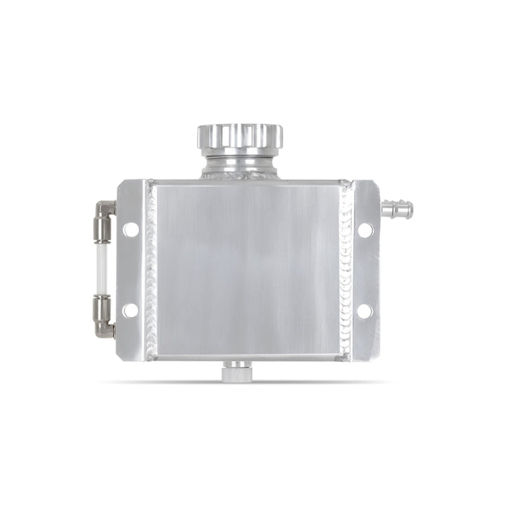 Mishimoto 1L Coolant Overflow Tank - Polished - Bull Strap