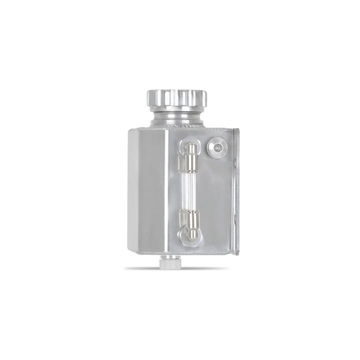 Mishimoto 1L Coolant Overflow Tank - Polished - Bull Strap