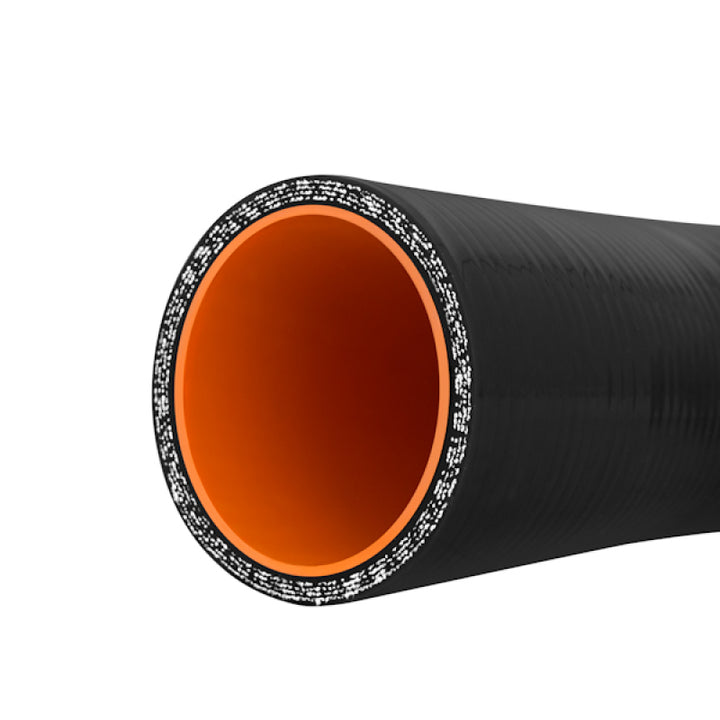 Mishimoto 2.5 Inch Black 45 Degree Coupler - Bull Strap