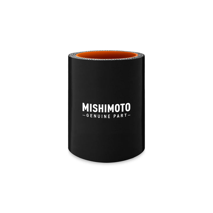 Mishimoto 2.75in Black Straight Coupler - Bull Strap