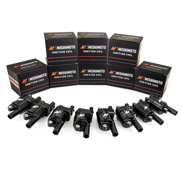 Mishimoto 2007+ GM LS Round Style Engine Ignition Coil Set - Bull Strap