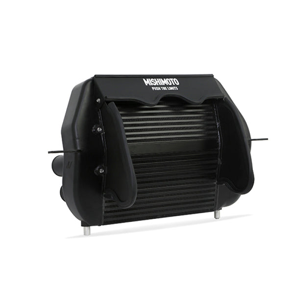 Mishimoto 2011-2014 Ford F-150 EcoBoost Black Intercooler w/ Black Pipes - Bull Strap