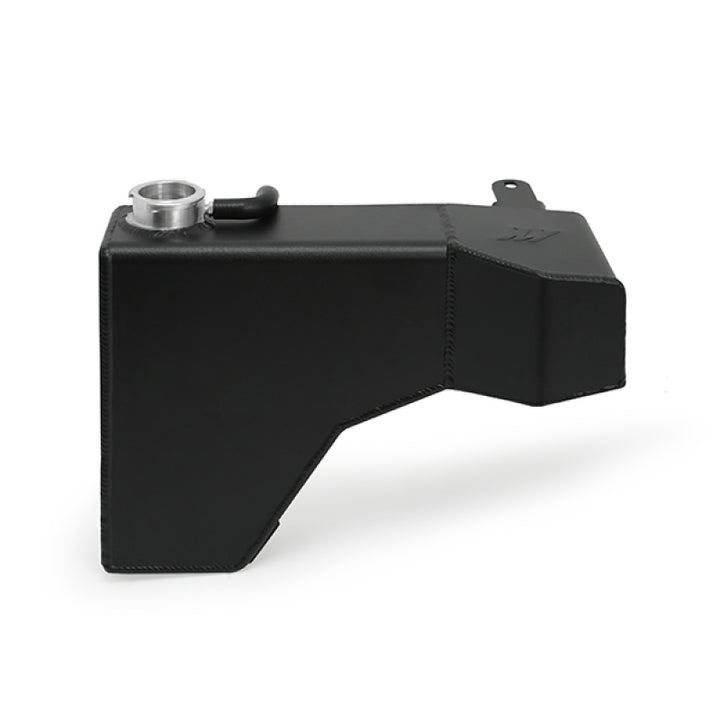 Mishimoto 2011+ Dodge Charger/Challenger / Chrysler 300C Alum Expansion Tank - Micro-Wrinkle Black - Bull Strap