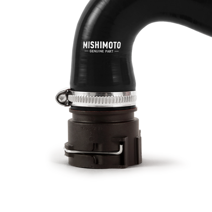 Mishimoto 2012+ Fiat 500 Abarth/Turbo Black Silicone Radiator Hose Kit - Bull Strap