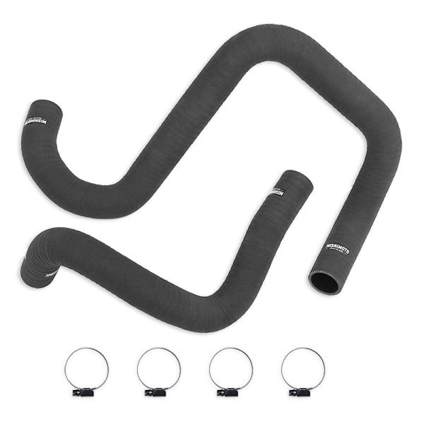 Mishimoto 2012+ Jeep Wrangler 6cyl Matte Black Silicone Hose Kit - Bull Strap