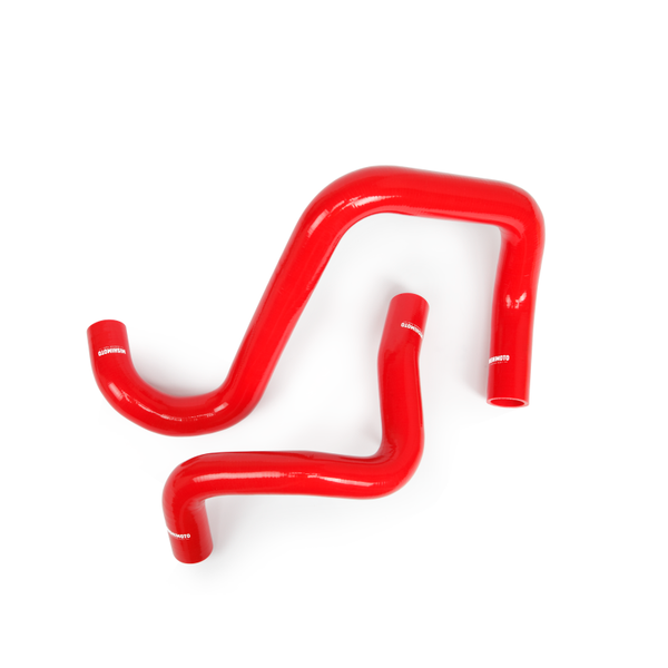 Mishimoto 2012+ Jeep Wrangler 6cyl Red Silicone Hose Kit - Bull Strap