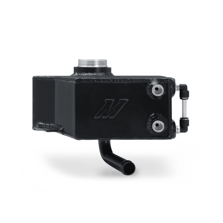 Mishimoto 2014+ Ford Fiesta ST Aluminum Coolant Expansion Tank - Black - Bull Strap