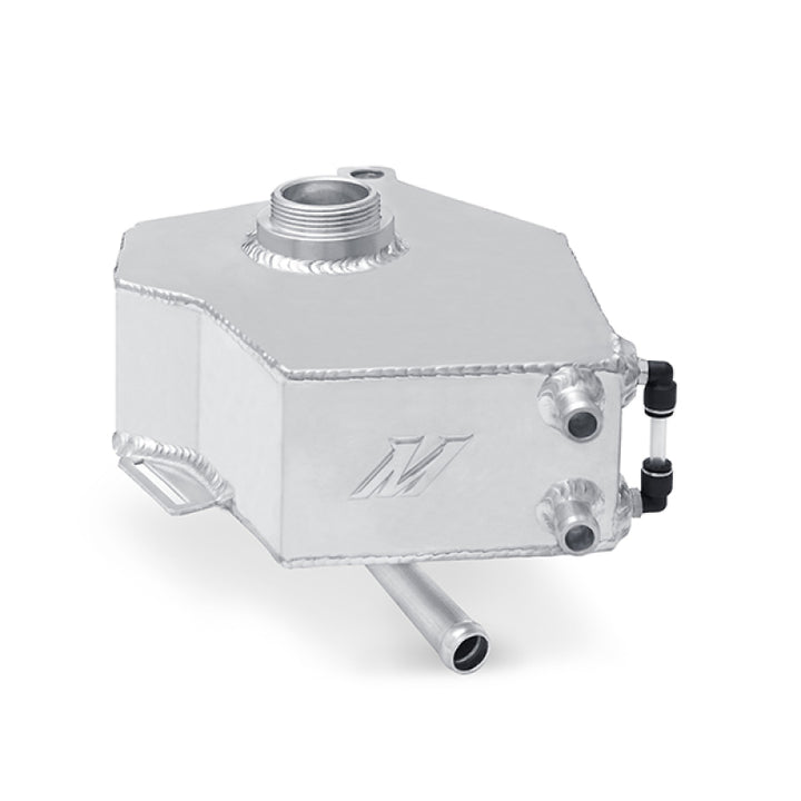 Mishimoto 2014+ Ford Fiesta ST Aluminum Coolant Expansion Tank - Polished - Bull Strap