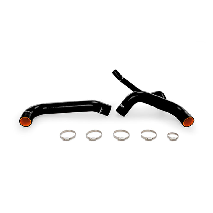Mishimoto 2015+ Dodge Challenger / Charger SRT Hellcat Silicone Radiator Hose Kit - Black - Bull Strap