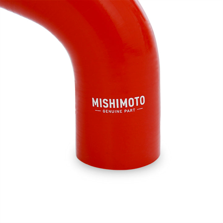 Mishimoto 2015+ Dodge Challenger / Charger SRT Hellcat Silicone Radiator Hose Kit - Red - Bull Strap