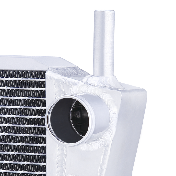 Mishimoto 2015+ Ford Mustang EcoBoost Performance Aluminum Radiator - Bull Strap