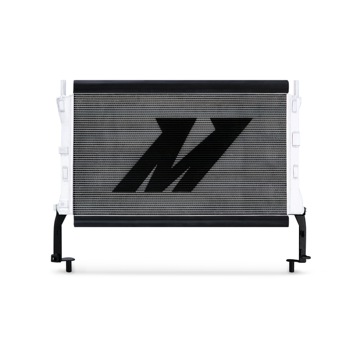 Mishimoto 2015+ Ford Mustang EcoBoost Performance Aluminum Radiator - Bull Strap