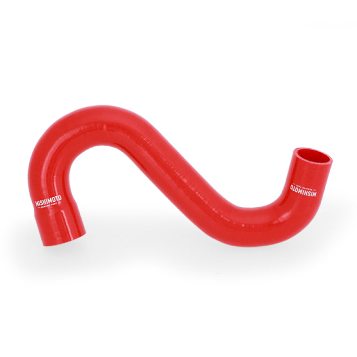 Mishimoto 2015+ Ford Mustang GT Silicone Lower Radiator Hose - Red - Bull Strap