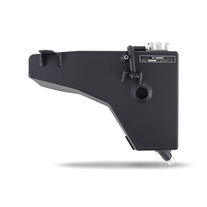 Mishimoto 2015+ Hellcat Aluminum Expansion Tank - Black - Bull Strap