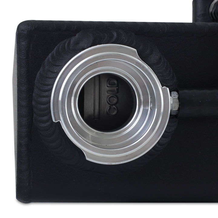 Mishimoto 2015+ Hellcat Aluminum Expansion Tank - Black - Bull Strap