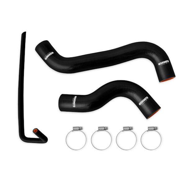 Mishimoto 2015+ Subaru WRX Silicone Radiator Coolant Hose Kit - Black - Bull Strap