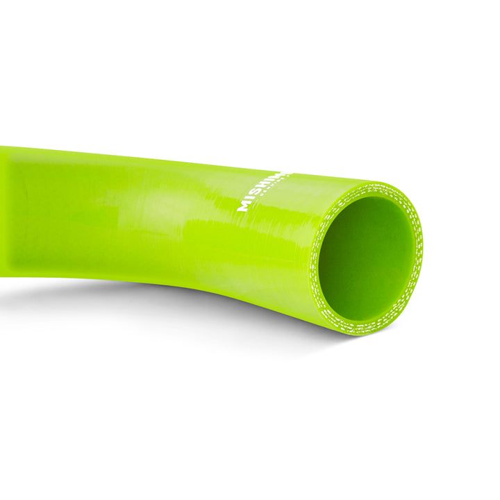 Mishimoto 2015+ Subaru WRX Silicone Radiator Coolant Hose Kit - Neon Yellow - Bull Strap