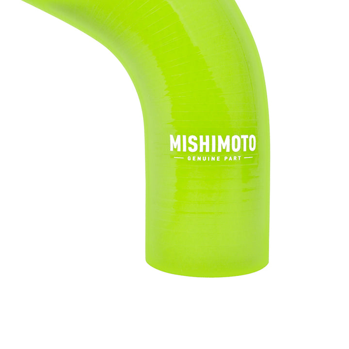 Mishimoto 2015+ Subaru WRX Silicone Radiator Coolant Hose Kit - Neon Yellow - Bull Strap