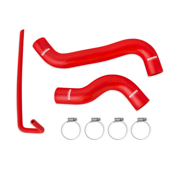 Mishimoto 2015+ Subaru WRX Silicone Radiator Coolant Hose Kit - Red - Bull Strap