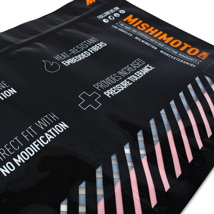 Mishimoto 2015+ Subaru WRX Silicone Radiator Coolant Hose Kit - Red - Bull Strap