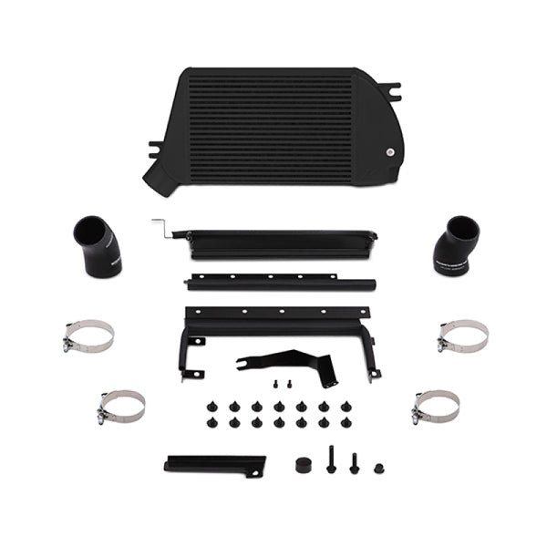 Mishimoto 2015+ Subaru WRX Street Performance Top-Mount Intercooler Kit - Black - Bull Strap