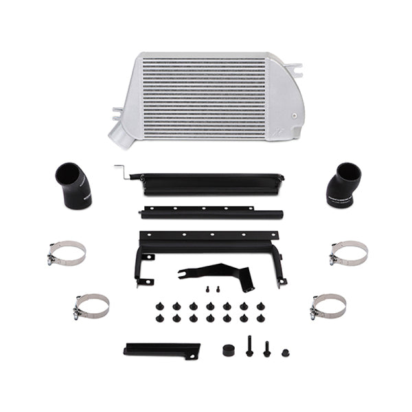 Mishimoto 2015+ Subaru WRX Street Performance Top-Mount Intercooler Kit - Silver - Bull Strap