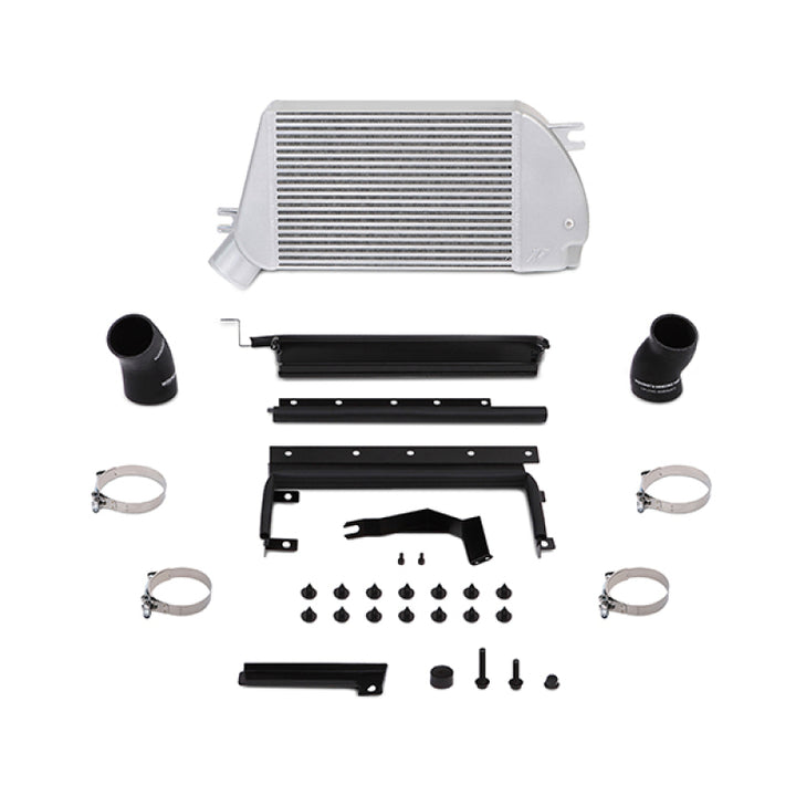 Mishimoto 2015+ Subaru WRX Street Performance Top-Mount Intercooler Kit - Silver - Bull Strap