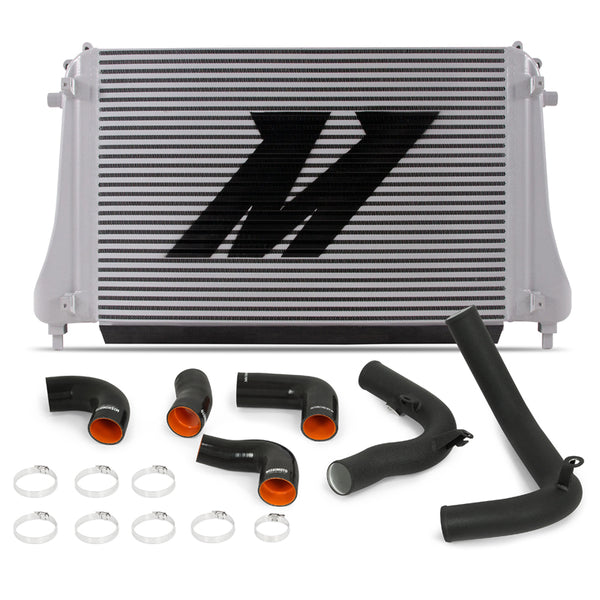 Mishimoto 2015+ VW MK7 Golf TSI / GTI / R Performance Intercooler Kit w/ Pipes (Black) - Bull Strap