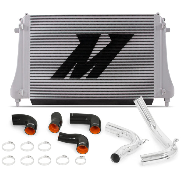 Mishimoto 2015+ VW MK7 Golf TSI / GTI / R Performance Intercooler Kit w/ Pipes (Polished) - Bull Strap