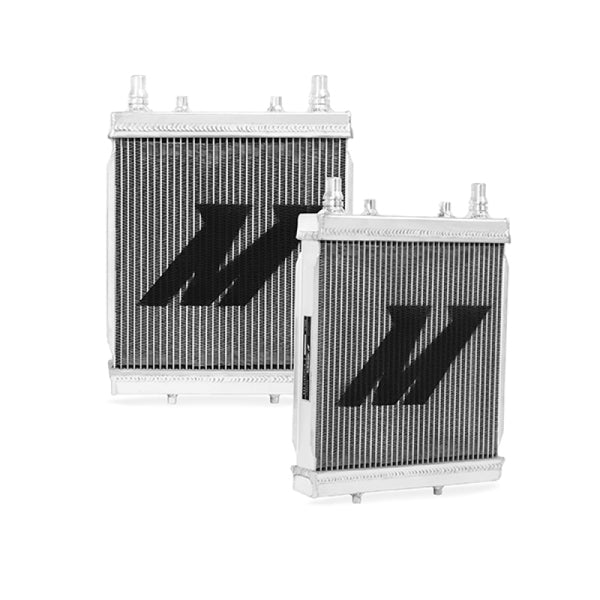 Mishimoto 2016+ Chevrolet Camaro SS or HD Cooling Package Performance Aux Aluminum Radiators - Bull Strap