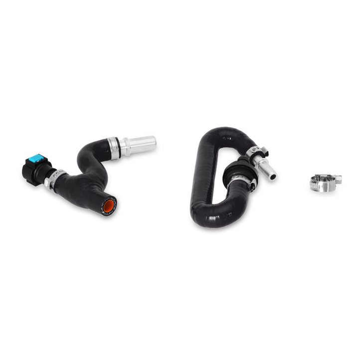 Mishimoto 2016 Ford Fiesta ST 1.6L Performance Air Intake Kit - Wrinkle Red - Bull Strap