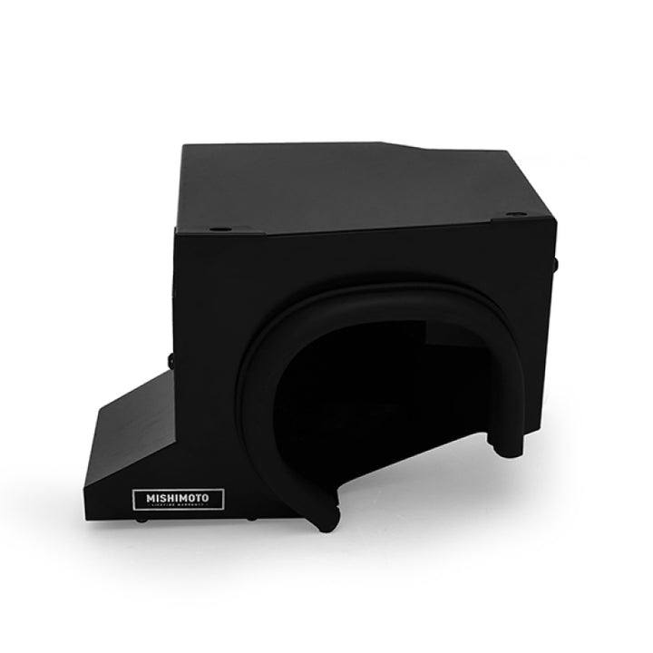 Mishimoto 2016 Ford Focus RS 2.3L Performance Air Intake Kit - Wrinkle Nitrous Blue - Bull Strap