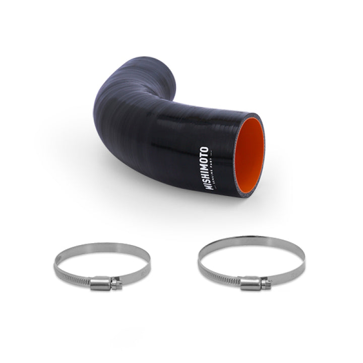 Mishimoto 2016 Ford Focus RS 2.3L Performance Air Intake Kit - Wrinkle Nitrous Blue - Bull Strap